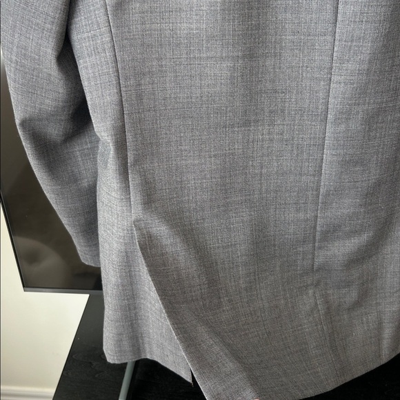 PENGUIN Men’s Gray Wool Blend Sport Coat Blazer 46R Office Work - Picture 9 of 16
